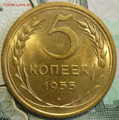 5 копеек 1955 UNC До 28.01.19 в 22.30 Мск - P1230195.JPG