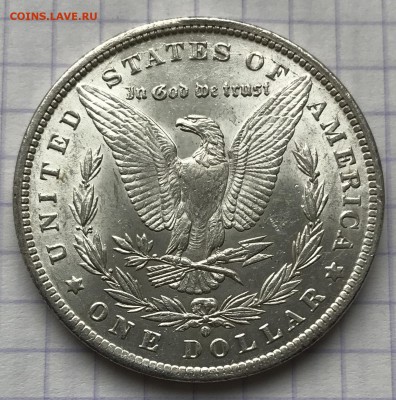 1 доллар, 1884 год. О. США - 38A91421-99AB-4588-BD2A-5C89B5B6CC0B