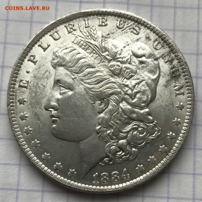 1 доллар, 1884 год. О. США - A2B2723A-29B8-4324-9E49-0383D1143D69