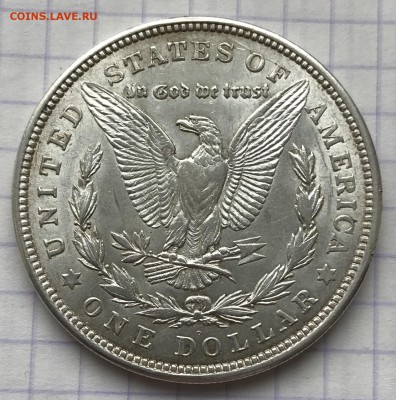 1 доллар, 1921 год D (лот 2). США - C639DCE9-ED76-48F0-A9B0-C595A3106819