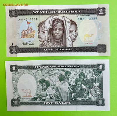 Эритрея 1 Накфа UNC пресс - 8CA0E6E0-4DB8-448A-A7C8-B259B12914B1