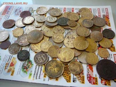 69 монет раннего СССР для опытов с рубля - P1100392.JPG