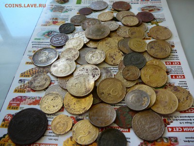 69 монет раннего СССР для опытов с рубля - P1100391.JPG