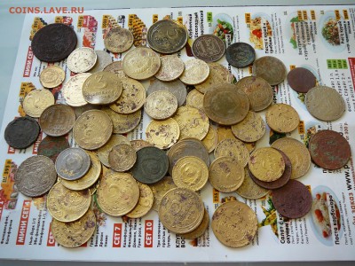 69 монет раннего СССР для опытов с рубля - P1100390.JPG