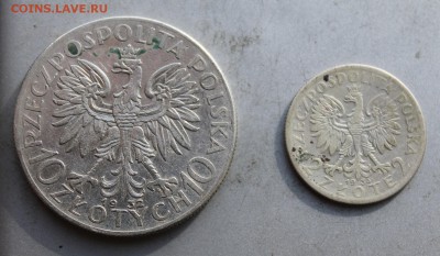 10 злот 1932,2 злот 1934. - IMG_3802.JPG