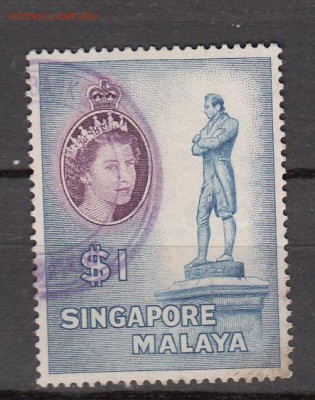 Колонии Сингапкр 1955 1м 1$ - 566