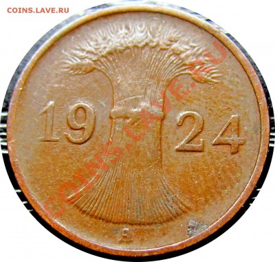 A35 Германия 1 рентныq пфенниг 1924A до 10.06 в 21°° - A35 1 1924A_2