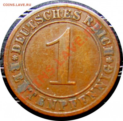 A35 Германия 1 рентныq пфенниг 1924A до 10.06 в 21°° - A35 1 1924A_1