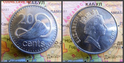 Фиджи 20 центов, 2009 - 9