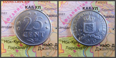 Нидерландские Антильские острова 25 центов, 1970 - 10
