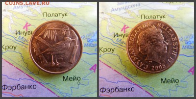 Каймановы острова 1 цент, 2008 - 11