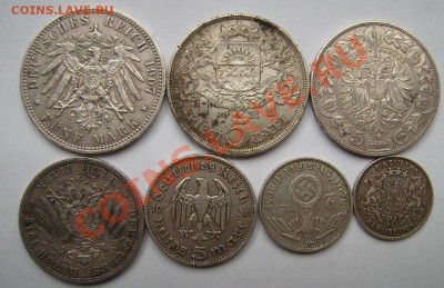 5 марок 1907г и др. - 3333
