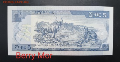 ЭФИОПИЯ 5 бырр 2009г., ДО 28.01. - Эфиопия 5 бырр 2009г., В.(1)(1)