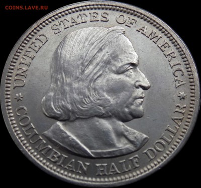 США 50 центов 1892 Колумб редкий год. XF+ - Half 1892 (2).JPG