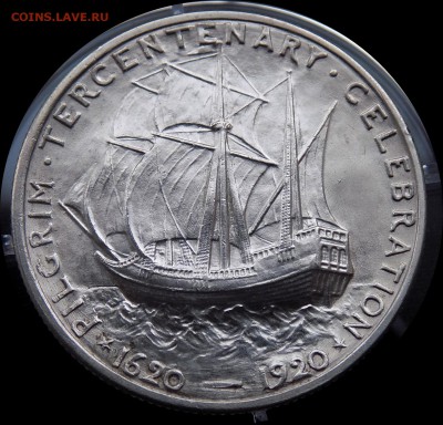 HALF DOLLAR 1920 США Pilgrim - DSCN3928.JPG