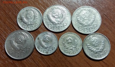 7 монет СССР 1936-1957 до 27.01.2019 22:00 мск - 20190126_103403