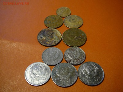 Монеты СССР(2-20 коп)времен ВОВ - P1100402.JPG