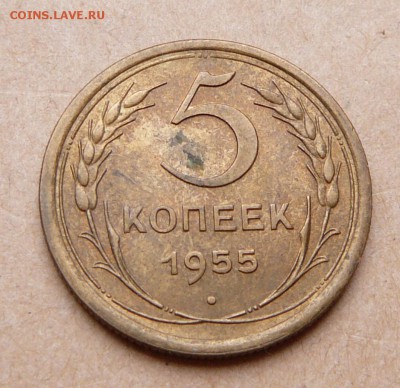 5 копеек 1955 aUNC с 300 до 31 янв (чт) до 22-10 - 51 (2).JPG