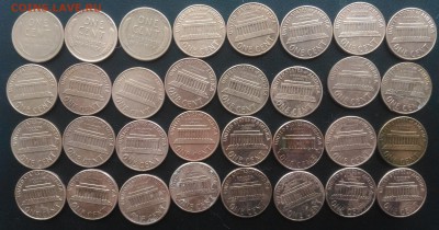 США 1 цент 1918-2003, 24 шт., до 22.00 по мск 30.01.2019 - США 1 цент 1918-2003 (2)