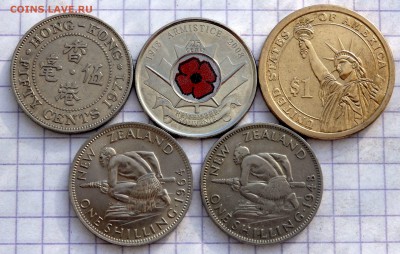 Солянка иностранных монет 5 шт. до 28.01.19 22-00 - P1250309.JPG
