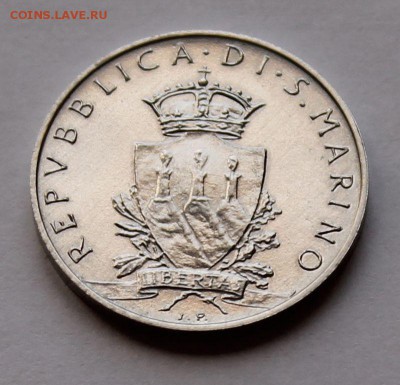 Сан-Марино 10 лир 1979. ТИРАЖ - 130 000 - 8