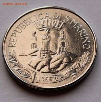 Сан-Марино 50 лир 1982 ТИРАЖ - 130 000.Социальные завоевания - 9