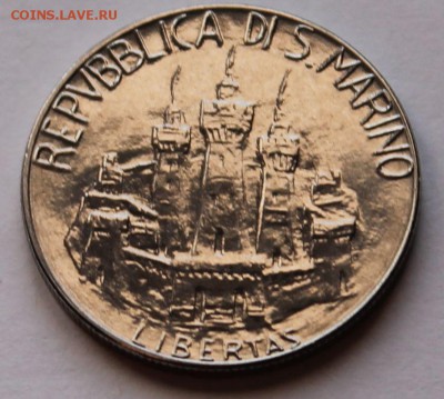 Сан Марино 100 лир 1984. ТИРАЖ - 165 000. Маркони - 11