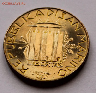 Сан Марино 200 лир 1985. Война наркотикам. ТИРАЖ - 210 000 - 12