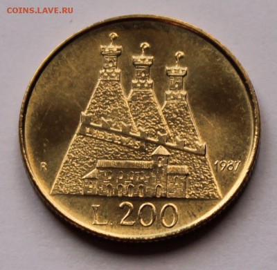 Сан Марино 200 лир 1987. ТИРАЖ - 143 000 - 5