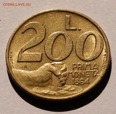 Сан Марино 200 лир 1991. ТИРАЖ - 36 000 - 3