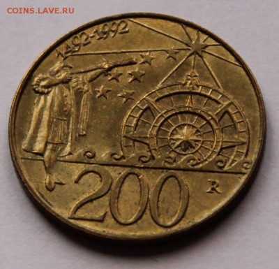 Сан Марино 200 лир 1992. Открытие Америки - 6