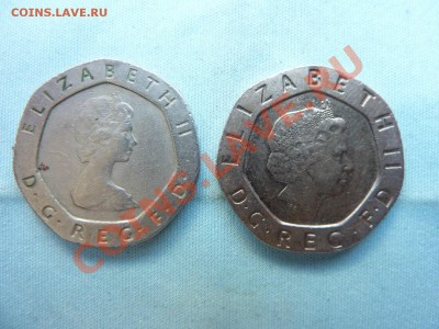 БРИТАНИЯ 20 пенсов 2 монеты разные  до 11.06.11 в 22-00 - MEMO0011.JPG