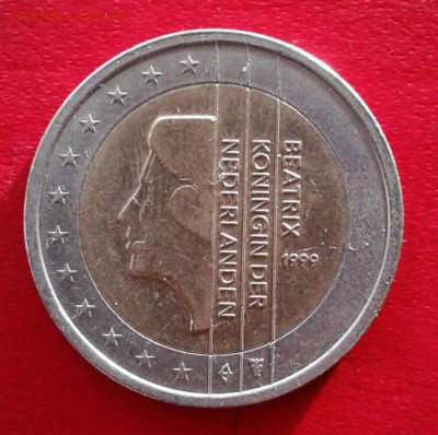 2 €вро Нидерландов 1999г, старт-номинал. до 31.01.19 - 2019-01-02 15.52.12