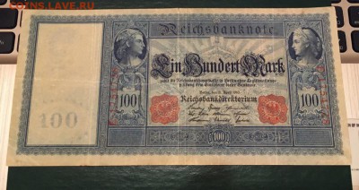 Германия - 1000 МАРОК 1910 с РУБЛЯ  до 28.01.2019 22:00 - 1000 марк
