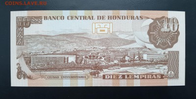ГОНДУРАС 10 лемпир 2014г., ДО 31.01. - Гондурас 10 лемпир 2014г., В.(1)(1)