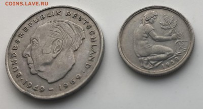 Германия 33 монеты от 2 марок до 10 пфеннингов 20 в до 29.01 - 62E7F394-ED9F-4912-9099-4808CB890546