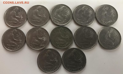 Германия 33 монеты от 2 марок до 10 пфеннингов 20 в до 29.01 - 05B64042-1A99-4A1B-A049-F0A5D4A882A4