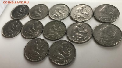 Германия 33 монеты от 2 марок до 10 пфеннингов 20 в до 29.01 - 0776331F-3E4C-4EF5-97F8-0CFE70467E62