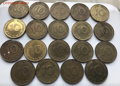 Германия 33 монеты от 2 марок до 10 пфеннингов 20 в до 29.01 - DF603A06-9F34-4FEA-9608-220D62C9BE56