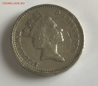 1 фунт стерлингов Великобритании 1996 до 21.30 29.01.2019 - 3AE8C13F-D8D3-42E2-BCBB-96519201762E