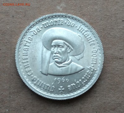 Португалия 5 эскудо 1960 Генрих UNC до 22-00 29.01 - IMG_20190127_152646206~2