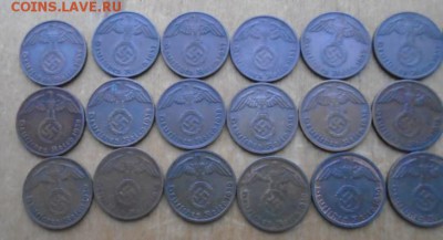 1 пфенниг 30 шт. Рейх. 1937,38,39. Фикс. до 22.00  31.01.19 - 3д