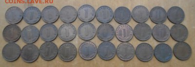 1 пфенниг 30 шт. Рейх. 1937,38,39. Фикс. до 22.00  31.01.19 - 4
