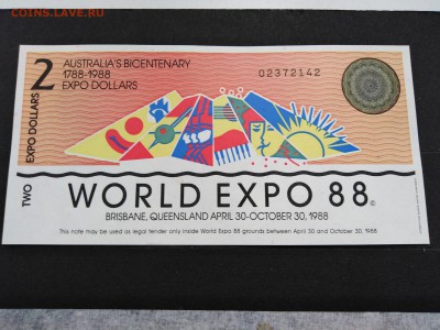 2 доллара Австралия EXPO-88.Фикс 35 руб. до 31.01.2019 - yjIswLariP4