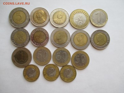 Биметаллические монеты Европы и Азии  17 шт - IMG_0188.JPG
