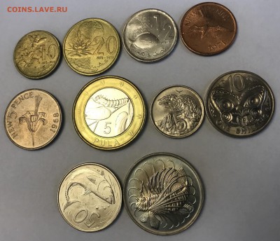 25 монет UNC с изображением животных, птиц, растений до29.01 - 393B4A14-050A-44E5-8D91-E44F25E0EF30