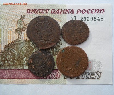 Лот монет Елизаветы Петровны 1759-61 г,до 02.02.19 22.00 мск - 1111.JPG