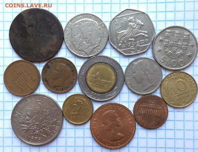 13 иностранных монет, с рубля, до 29.01. - SlSZi7CsdYU