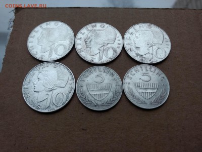 Австрия 5 и 10 шиллингов 1957-1972 ФИКС до 29.01 - IMG_20190127_114344090