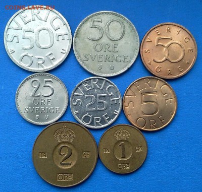 Швеция - 8 монет до 2.02 - шведы